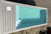 20-Fuß-Containerpool, anthrazitgrau, mit Jet-Swim-Funktion