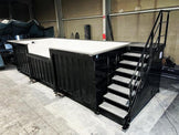 6 m schwarzer Containerpool
