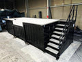 6 m schwarzer Containerpool